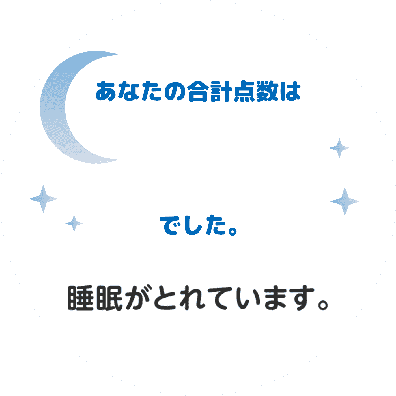 1～3点 睡眠がとれています。